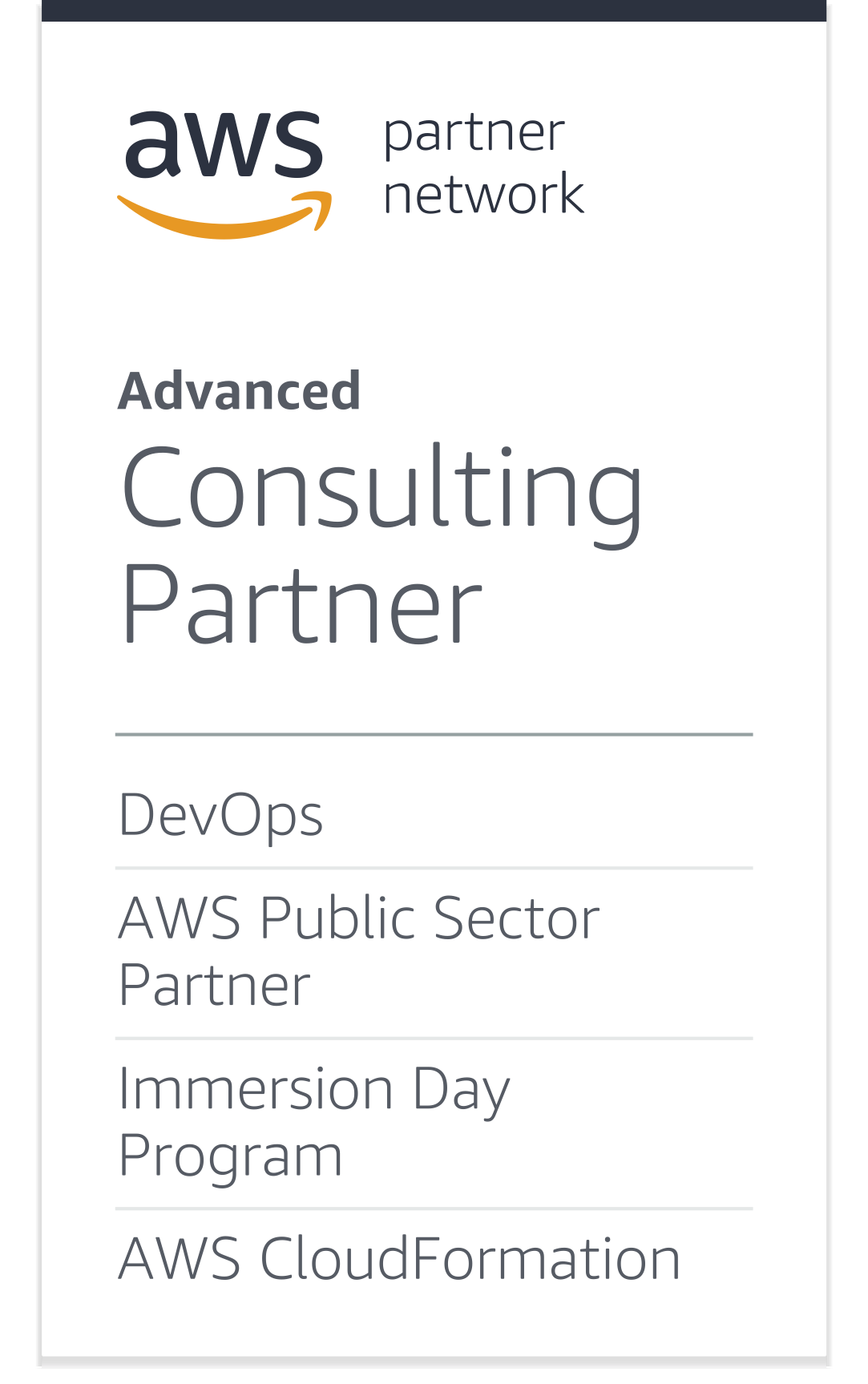 AWS Advanced Consulting Partner